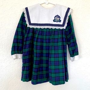 Adorable Plaid Dress 💙🖤💚